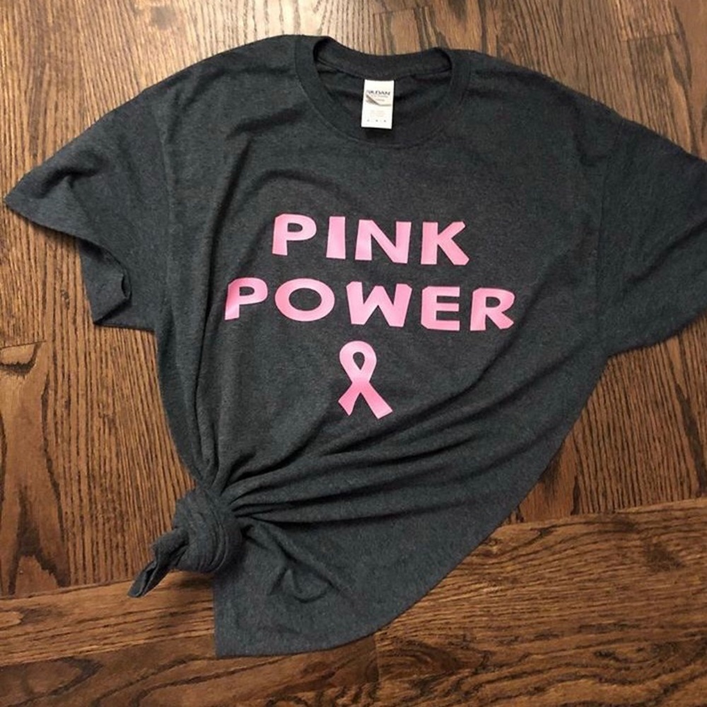 Breast Cancer Awareness Pink Power Tshirt *NEW*